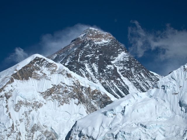 珠穆朗瑪峰實景
